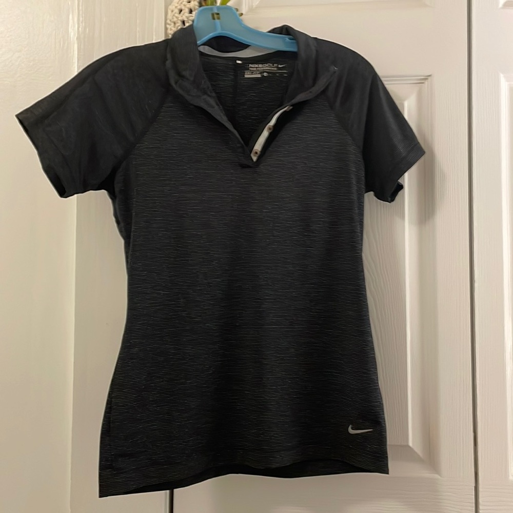 Nike golf shirt Dri Fit Dark Gray Sz. Small